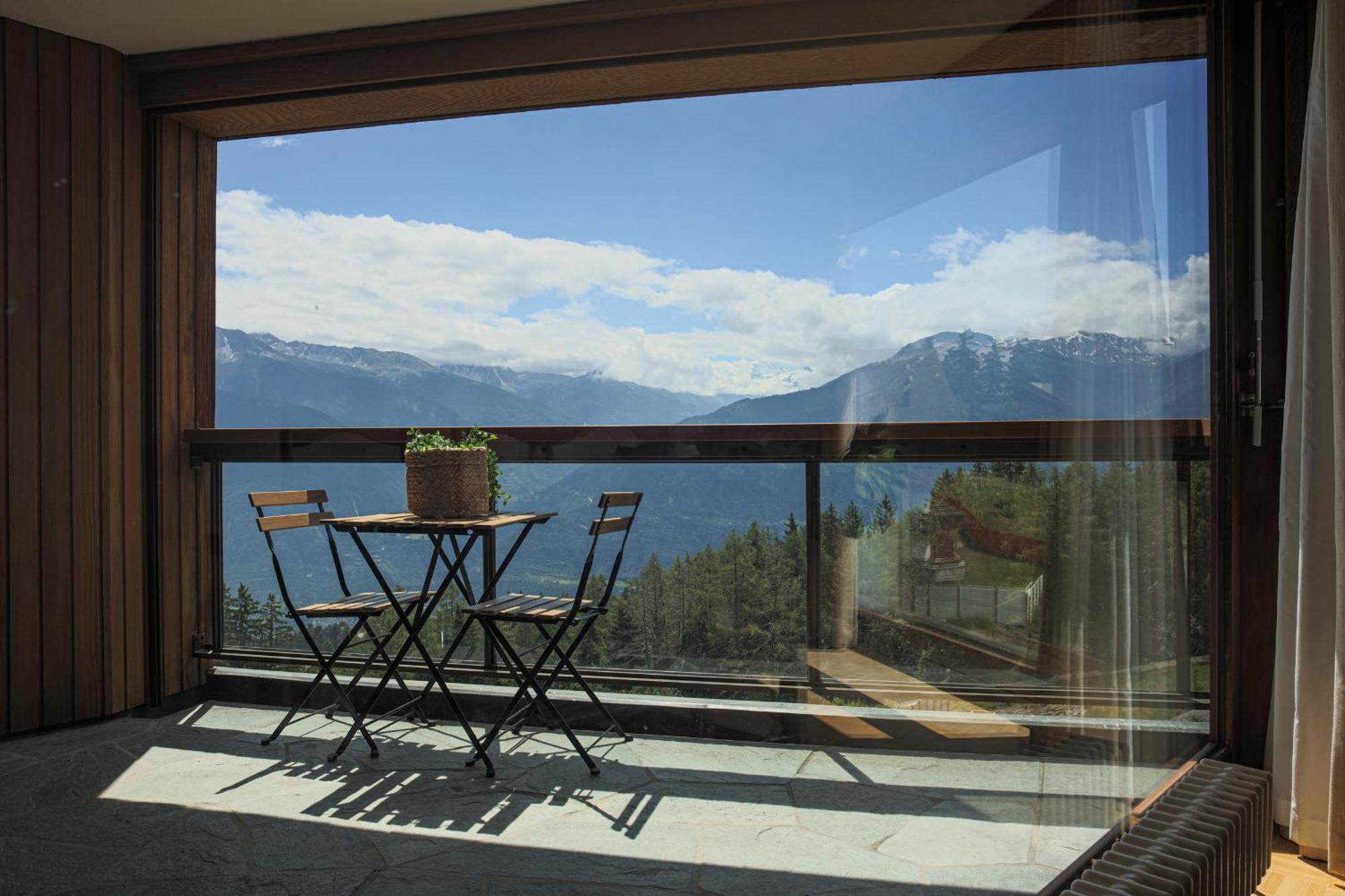 Mountain View Apartment With Parking & Fast Wifi Crans-Montana Bagian luar foto